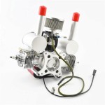 DLE60 EFI Motor UAV Sistema de energía especial 60cc Batería de arranque de desplazamiento Dos tiempos RC Avión Ala fija VTOL DIY